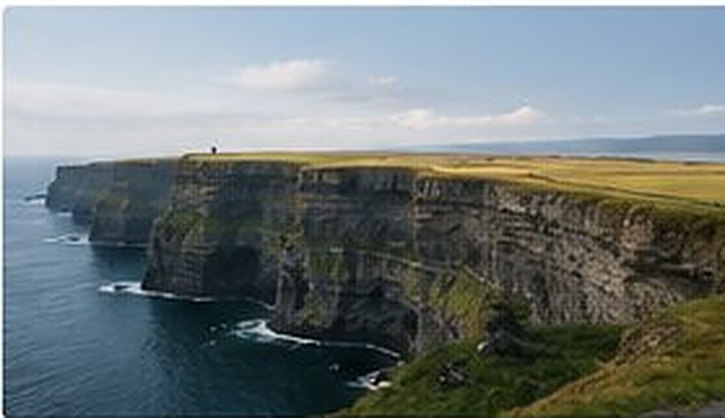 The Irish coastline